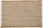Waffle Bath Mat, Boho Bathroom Rugs Non Slip Washable Super Absorbent Quick Dry Bath Mat Farmhouse Bathroom Decor, 30"x20" Khaki and White