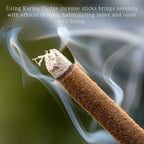 Incense Sticks, Saffron Sandal Incense, Pack of 100 Stick, Hand Rolled Aromatic Masala Made with Natural Ingredients, 45-60 Minute Burn Time, Best for Home Fragrance, Meditation, Yoga, Relaxation