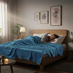 Utopia Bedding Fleece Blanket King Size Stone Blue 300GSM Luxury Fuzzy Soft Anti-Static Microfiber Bed Blanket (90x102 Inch)