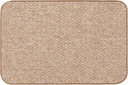 House, Home and More Skid-Resistant Carpet Indoor Area Rug Floor Mat - Praline Brown - 3 Ft X 5 Ft - Non Slip Rubber Backing, Stain Resistant, Dog Friendly, Living Room Bedroom Kitchen Entryway