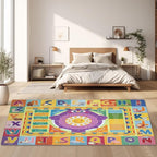 Kids Play Mat for Floor, ABC Playroom Baby Rug 60x80 Non Slip Padded Floor Mats for Kids(Type B)