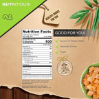 NUT CRAVINGS - Dried Papaya Chunks, Lightly Sweetened (8oz, 1 Pack) Tu Bishvat Favorite - Sweet Healthy Snack, Vegan, Kosher, Resealable Bag