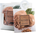 12 Pack Large Nutmeg Scented Sachets – Hanging Closet & Drawer Deodorizer & Air Freshener, Long-Lasting Aroma
