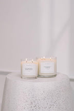 Calyan Wax Co. Apples & Maple Bourbon 3 Wick Scented Candle - 43 Hour Burn - Luxury 3 Wick Soy Candles - Non Toxic Soy Wax Candles - Long Lasting Large Glass Jar Candle for Home - 14.9oz
