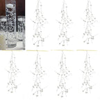 12pcs Pearl String for Wedding Centerpiece, Vase Filler and Decor for Floating Candles - Silver
