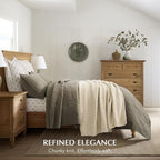 EVERGRACEHOME Chunky Chenille Knit Throw Blanket for Couch, Soft Luxurious Moss Stitch Blankets for Bed, Cozy Decorative Farmhouse Knitted Throws for Sofa, Beige, 60" x 80"