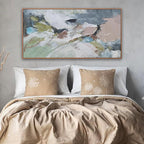 Abstract Wall Art Framed Ready To Hang Home Decor Artwork Wall Art Colorful Wall Decor Prints Canvas Painting For Living Room Bedroom Office Apartment Decoration 24"X48"