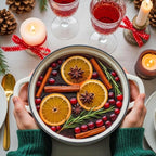 24 Pcs Christmas Potpourri Simmer Pot Kit Christmas Scent Stocking Gifts Holiday Stovetop Potpourri for Home Fragrance Housewarming Hostess Gift
