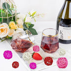 Valentine's Day Rattan Balls 36pcs&Valentines Day vase Filler&Valentine Bowl Filler&Decorative Balls for Bowls Decoration for Home Decoration Valentine's Day Decoration