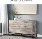 Signature Design by Ashley Neilsville 6 Drawer Dresser, Light Brown