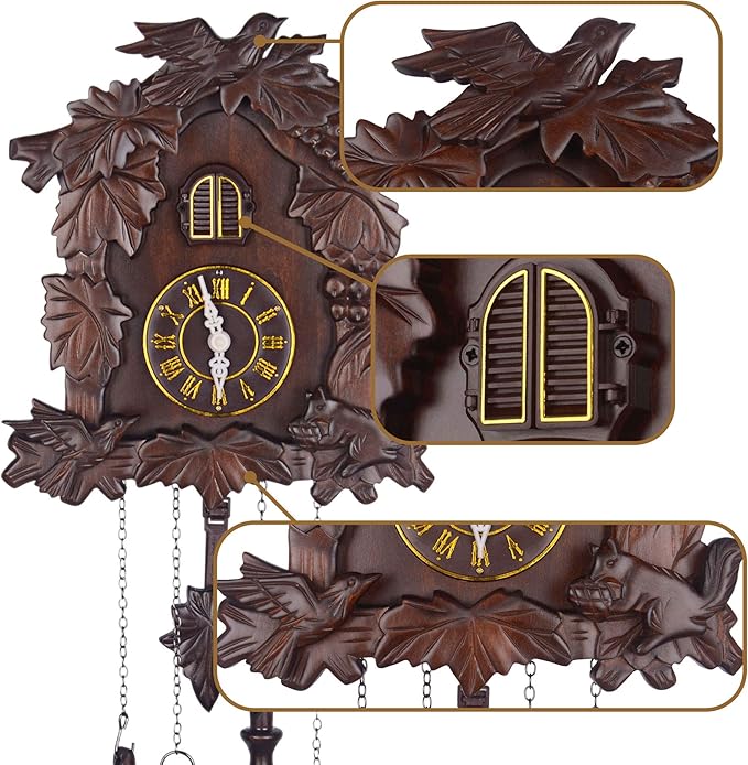 Kendal Handcrafted Wood Cuckoo Clock MX210