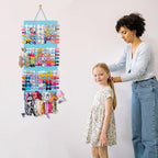 Hair Bow Holder Organizer For Girls Hanging Bow Holder For Girls Hair Accessories Storage Organizer For Headbands, Hair Clips, Hair Ties, Scrunchies (Without Hair Bows) (blue)
