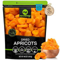 NUT CRAVINGS - Dried Turkish Apricots, No Sugar Added, Unsweetened (48oz, 3 LB, Bulk) Tu Bishvat Favorite - Sweet Healthy Snack, Vegan, Kosher, Resealable Bag