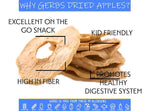 Gerbs Dried New England Apple Slices – 4 LBS. - No Sugar Added, Unsulfured & Preservative Free - Top 14 Allergy Free & Non GMO - Grown in USA