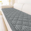 Smiry Pet Couch Cover for Dogs Washable, Non-Slip Fuzzy Couch Covers for 3 Cushion Sofa Pet Friendly, Soft Thick Furniture Protector Sofa Slipcover Mat for Dogs (Grey, 27.6" x 70.9")
