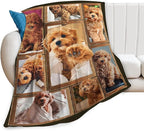 Poodle Blanket for Dog Lover Gifts Cute Poodle Throw Blanket for Girls Boys Women Man Plush Cozy Flannel Fleece Ultra Soft Fuzzy Blankets 80"X60"