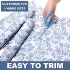 10 Sheets Drawer Liners for Dresser Scented Drawer Liners Non Adhesive Scented Paper for Fragrant Home Shelf Closet(Linen,Chic Pattern)
