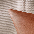 MIULEE Pack of 2 Decorative Outdoor Solid Waterproof Throw Pillow Covers Faux Linen Garden Farmhouse Cushion Cases for Summer Patio Tent Balcony Couch Sofa 20x12 Inch Rust
