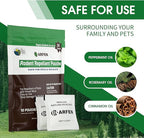 Rodent Repellent Pouches, Peppermint Oil, All Natural, Plant Powered, Repel Mice and Rat, Squirrels, Mouse Repellent, Keep Mice Out from Indoor/Car/RV/Boat/Garage/Cabin,20 Pouches (20 Pack)