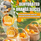 Dried Orange Slices Strong Aroma Dehydrated Orange Slices for Cocktails, Tea, Winter Recipe, Simmering Potpourri-Citrus Wheels for Festive Decor/Crafts/Garland 100% Natural & No Additives 7.05oz/200g