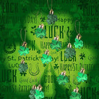 30 PCS St. Patrick's Day Shamrocks Ornament Set, Good Luck Clover Hanging Bauble Trefoil Pendant Decoration for Keyring Tree Shelf Home Decor Irish Festival, 3 Style