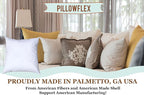 Pillowflex Premium Polyester Throw Pillow Insert - 28x28 - Ultra Soft Square Throw Pillow, Couch Sham, Lumbar, Back, Sofa - Machine Washable - Decorative Accent Form - 1 Soft Pillow