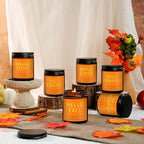 Fall Candles, Cinnamon & Cedar Scented Soy Candles, Autumn/Holiday/Halloween/Birthday/Christmas Gifts for Women & Men, 50-Hours Burning Time (7Oz)