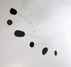 Bl(Ink) - Hanging Art Mobile in Black | Midcentury Modern | Handmade in Portland, OR, by Mark Leary