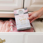 Fresh Scents Scented Sachets | A Little Sparkle| Home Fragrance | Long Lasting (Up to 6 Months) | Air Freshener for Closets, Drawers, & Cars | 6 Pack