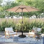 COBANA 23lb Patio Umbrella Base, Heavy Duty Round Outdoor Market Umbrella Stand Weight, Bronze