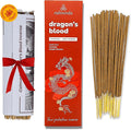 Peru Dragons Blood Incense Sticks - (80 Scented Sticks) Charcoal Free, Made from Upcycled Flowers | Sweet, Spicy & Ambery Notes | Protection Incense Sticks for Bad Energy Cleansing (Sangre de Grado)