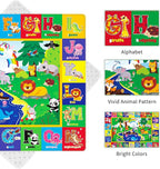 Baby Play Mat for Floor, Baby Crawling Mat Soft Surface Toddler Playmat for Babies, Non-Toxic Foldable Non-Slip ABC Mats for Kids Infants Girls Boys (59X39.4 INCH)
