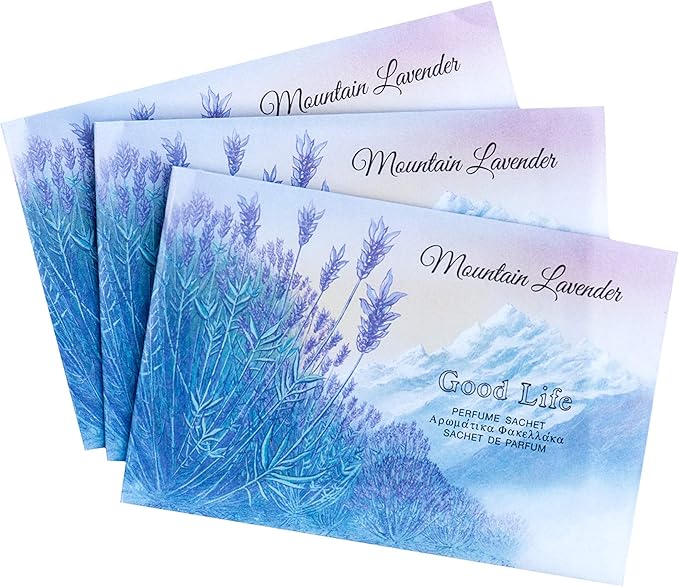 Good Life Mountain Lavender Scented Sachets | Designed and Manufactured in New Zealand | 12 Sachets