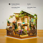 Rolife 1:20 Miniature House Kits-Tiny House Kit-DIY Miniature Dollhouse Kits for Adults-Model Building Craft Kits-Hobbies Gifts for Women and Men