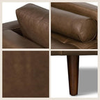 Poly & BARK Napa Right-Facing Sectional Sofa in Cocoa Brown