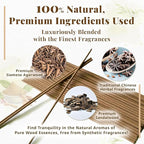 Hasegawa 永遠の今 悠々 | Low Smoke Japanese Incense Sticks | Tranquil Agarwood & Sandalwood Blend | 5.3-inch, 30-Minute Burn, No Synthetic Fragrances, 100g Pack