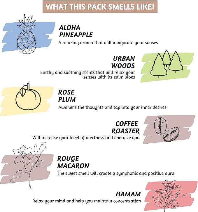 Folkulture Incense Sticks (240 Sticks) | Set of 12 Premium Incense Sticks Variety Pack Aromatherapy Gifts | No Charcoal, Organic, Non Toxic, 45 Mins, Long Burning Vanilla, Caramel, Rose Insence-Sticks