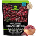 NUT CRAVINGS - Dried Whole Cranberries, Lightly Sweetened, Unsulphured (48oz, 3 LB) Tu Bishvat Favorite - Sweet Healthy Snack, Vegan, Kosher, Resealable Bag