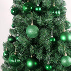 Emerald Green 3.2" Large Christmas Balls - Christmas Tree Decoration Ornaments Shatterproof Hanging Balls for Birthday Halloween Holiday Wedding Decorations Set of 18pcs