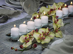 BOLSIUS 12 White Pillar Candles Bulk - 2.3 x 3 inch Candle Set - 17 Hours Clean Burning - No Palm Oil - 0% Animal Fat - Premium European Quality - Wedding, Party, Dinner & Emergency Candles