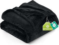 Utopia Bedding Fleece Blanket Queen Size Black (90x90 Inches) Ultra Soft Warm Lightweight Microfiber Breathable Anti-Static Cozy Winter Bed Blanket, All-Season Home Decor Gift for Men & Women