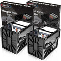 BCW Magazine Document & Comic Book Storage Bins | Durable Magazine Bin | Magazine Storage Box for Sorting and Organizing | Heavy Duty & Stackable Plastic - Fits all Comics (2 Pack)