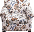 KRFOONN 2 Piece Chair Covers Printed Sofa Covers Couch Covers Washable Armchair Sofa Couch Slipcover Furniture Protector with Elastic Bottom for Living Room (Armchair, 11), Small