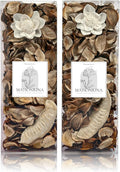 Spring Potpourri,Jasmine Scented Potpourri Bowl Filler, White Decorative Dried Flower, Bathroom Vase Decor(10.5 oz/2 Packs)