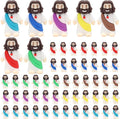 50 Pcs Baby Jesus Figures Mini Jesus Figurines in Bulk Original Design Tiny Miniature Jesus Figures for Hide and Seek, Religious Party Favors, Sunday School, Baptism Gift, Easter Egg Stuffers