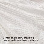 Bedsure Luxury Waffle Duvet Cover Queen Size - Textured Duvet Cover Set, Soft, Breathable Bedding Set (90"x90") with 2 Pillow Shams for All Season, Irovy White, Comforter Not Included