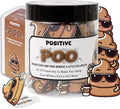 Positive Poo Jar – Funny Christmas Gag Gifts for Men, Teens, 60 Hilarious Affirmations, White Elephant Gift, Emotional Support Jar for Friends, Teens Boys,Teen Girl Trendy Stuff, Gifts for Coworkers