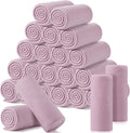Shimeyao 24 Packs Fleece Throw Blanket Soft Warm Lightweight Fleece Blanket Cozy Throw Bulk for Home Bed Couch Sofa Office Wedding Gifts Suitable for Seasons, 50 x 60 Inches(Light Purple)