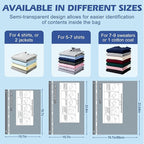 Travel Vacuum Storage Bags with Rechargeable Air Pump, 18 Pack Portable Space Saver Bags, Compression Bags for Clothing, Bedding, Seasonal Storage & Packing Bags for Moving