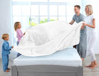 Utopia Bedding White 300GSM Fleece Blanket (Queen Size - 90x90 Inch) Luxury Soft Bed Blanket (Bulk Pack of 9)